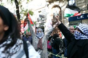 Stop Genocide Rally In support of Palestine And Lebanon - Paris