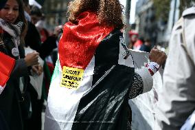 Stop Genocide Rally In support of Palestine And Lebanon - Paris