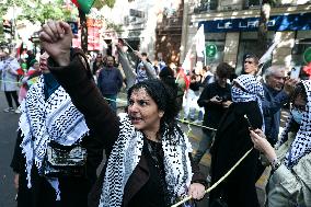 Stop Genocide Rally In support of Palestine And Lebanon - Paris