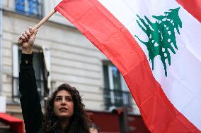 Stop Genocide Rally In support of Palestine And Lebanon - Paris