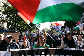 Stop Genocide Rally In support of Palestine And Lebanon - Paris