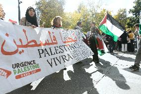 Stop Genocide Rally In support of Palestine And Lebanon - Paris