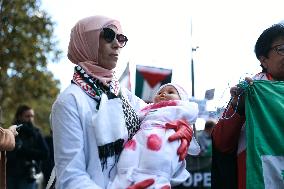 Stop Genocide Rally In support of Palestine And Lebanon - Paris