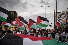 Solidarity Rally For Palestine And Lebanon