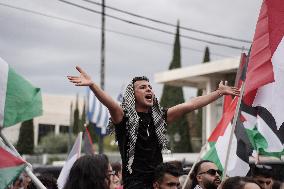 Solidarity Rally For Palestine And Lebanon