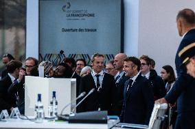 Closure Of The Francophonie Summit At Grand Palais