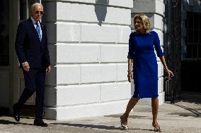 DC: President Biden Departs the White House for Indiana