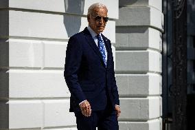 DC: President Biden Departs the White House for Indiana