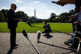 DC: President Biden Departs the White House for Indiana