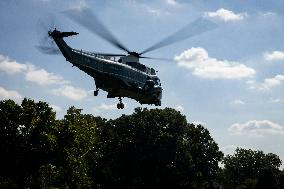 DC: President Biden Departs the White House for Indiana