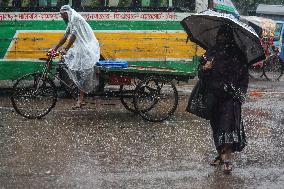 Heavy Rain In Dhaka