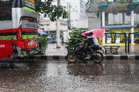 Heavy Rain In Dhaka