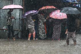 Heavy Rain In Dhaka