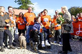 Princess Beatrix at the 5th edition of Het Oranjepad