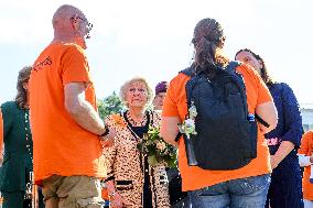 Princess Beatrix at the 5th edition of Het Oranjepad