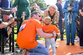 Princess Beatrix at the 5th edition of Het Oranjepad