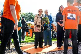 Princess Beatrix at the 5th edition of Het Oranjepad