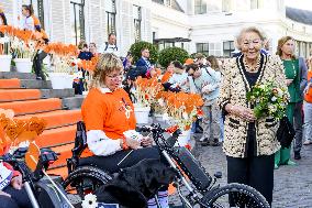 Princess Beatrix at the 5th edition of Het Oranjepad