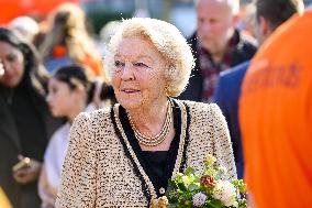 Princess Beatrix at the 5th edition of Het Oranjepad