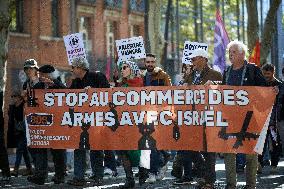 Protest In Supoprt Of Lebanon And Gaza In Toulouse