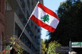 Protest In Supoprt Of Lebanon And Gaza In Toulouse