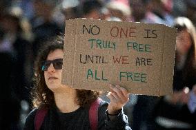 Protest In Supoprt Of Lebanon And Gaza In Toulouse