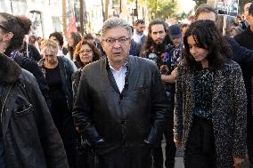 Demonstration In Support Of Lebanon And Palestine - Paris