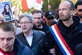 Demonstration In Support Of Lebanon And Palestine - Paris