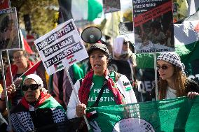 Demonstration In Support Of Lebanon And Palestine - Paris