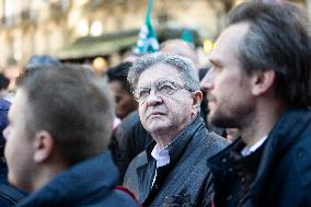 Demonstration In Support Of Lebanon And Palestine - Paris