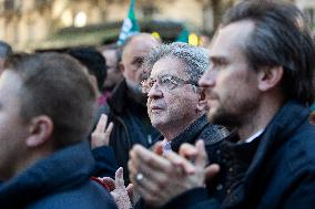 Demonstration In Support Of Lebanon And Palestine - Paris