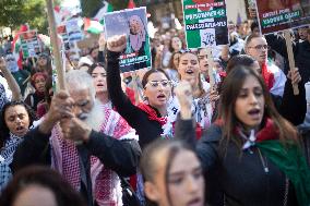 Demonstration In Support Of Lebanon And Palestine - Paris