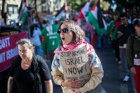 Demonstration In Support Of Lebanon And Palestine - Paris