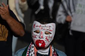 "Freedom For Gaza And Lebanon" Demo In Duesseldorf