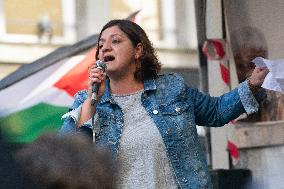 "Freedom For Gaza And Lebanon" Demo In Duesseldorf