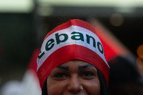 "Freedom For Gaza And Lebanon" Demo In Duesseldorf