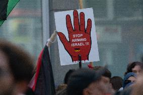 "Freedom For Gaza And Lebanon" Demo In Duesseldorf