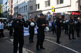 "Freedom For Gaza And Lebanon" Demo In Duesseldorf