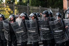 Clashes In Rome During the Pro-Palestine Demonstration