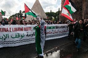 Pro-Palestinian Demonstrators Mark The First Anniversary Of The War In Gaza This Weekend