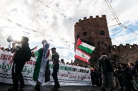 Pro-Palestinian Demonstrators Mark The First Anniversary Of The War In Gaza This Weekend