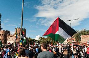 Pro-Palestinian Demonstrators Mark The First Anniversary Of The War In Gaza This Weekend