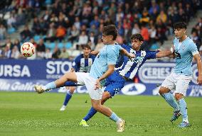 SD Ponferradina v Celta Fortuna - Spanish Football 1 Federation Group 1