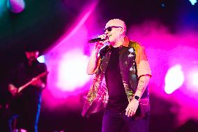 Max Pezzali Performs During The Max Forever Tour 2024 In Milan