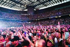 Max Pezzali Performs During The Max Forever Tour 2024 In Milan