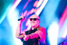 Max Pezzali Performs During The Max Forever Tour 2024 In Milan