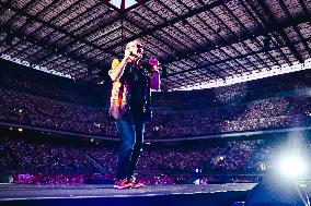 Max Pezzali Performs During The Max Forever Tour 2024 In Milan