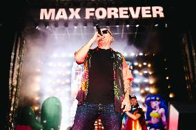 Max Pezzali Performs During The Max Forever Tour 2024 In Milan