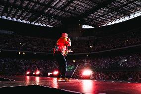 Max Pezzali Performs During The Max Forever Tour 2024 In Milan