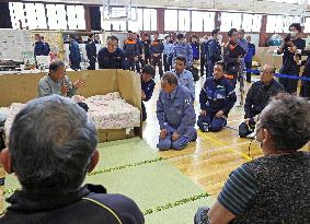 Japan PM visits flood-hit central Japan city